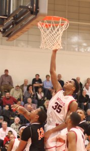 Jhonel Roberts skies for a rebound