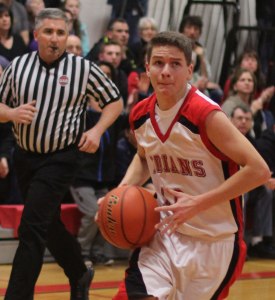 Riley O'Connor eyes the hoop