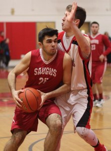 Evan DeCristoforo guarded by Adam Incontri