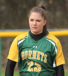 Cassandra Pascucci was one of four Hornets with two hits