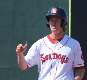 Derek Miller recorded his first AA hit today