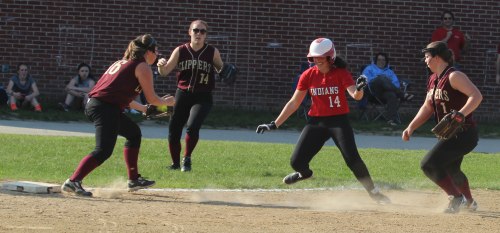 Emily Robinson caught in a rundown