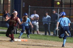 Courtney Walsh covers first