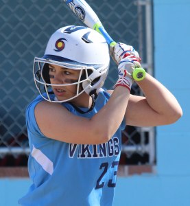 Zoe Cesati had three hits for Triton