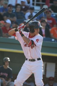 Mauricio Dubon had a triple vs Harrisburg