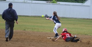 Caity Baker slides in with a hustle double as Maggie Doldt takes the throw
