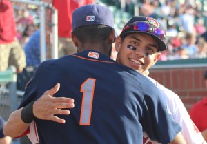 Amed Rosario and Mauricio Dubon