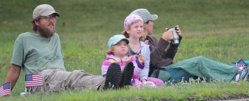 Family enjoys the 2016 Harrison Old Home Days parade