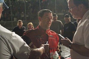 Travis Benjamin after the race