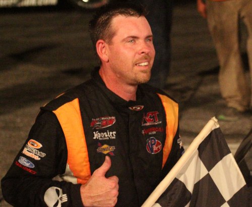 Wayne Helliwell got the checkered flag after winning the 43rd OPS 250