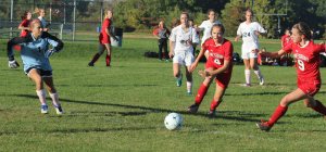 Action in front of the Triton net