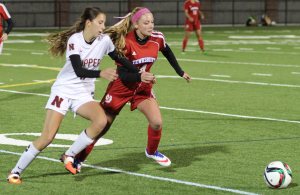 Margaret Cote (11) and Jenny Lerman (14)