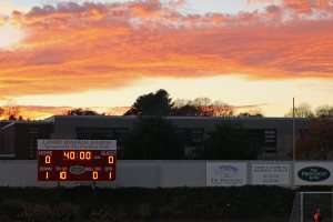 Sunset before the game