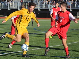 Ben Mulholland (13) and Ben Lockhart (9)