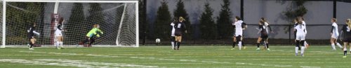 Newburyport GK Jen Stuart reacts to a shot