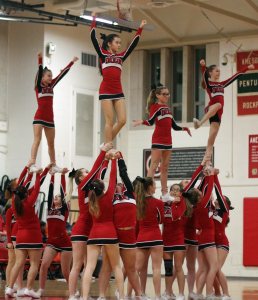 Amesbury cheerleaders