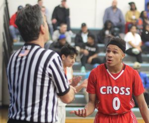 Kwane Taylor questions a call