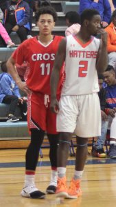 Jayden Valderrama (22 points) and Messiah Crandall