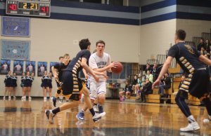 Jack McCarthy with the ball