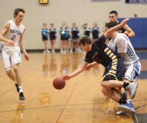 Billy Arseneault steals from Jack McCarthy.