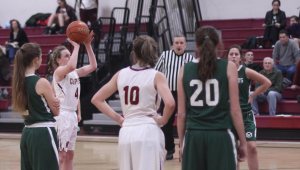 Anna Hickman shot ten free throws