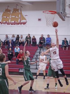 Krysta Padellaro (17 points) in for two