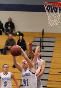 Erin Savage gets a rebound