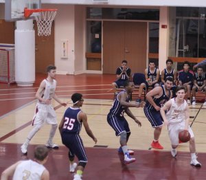 Noah Van Schalkwyk in the lane for Newburyport