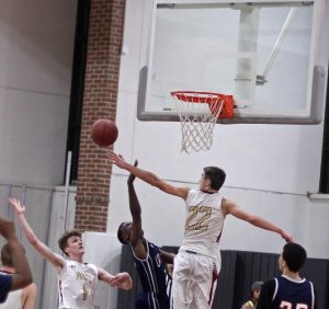 Casey McLaren up for a rebound