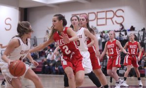 Plenty of Masco defense led here by Lily Andrews (2)