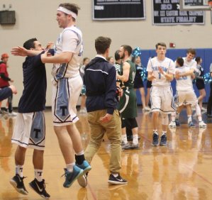 Triton starts to celebrate