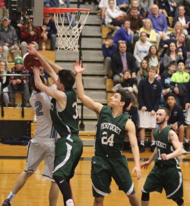 Battle for a rebound