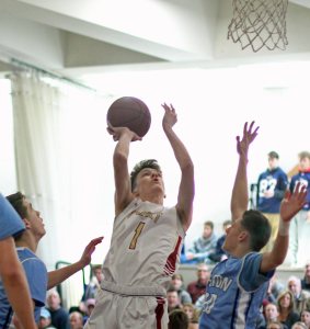 Robbie Shay in the lane